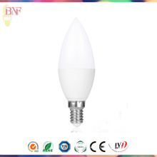 Ampoule de bougie de la lumière E14 LED du jour C37 en gros de l&#39;éclairage de Hangzhou